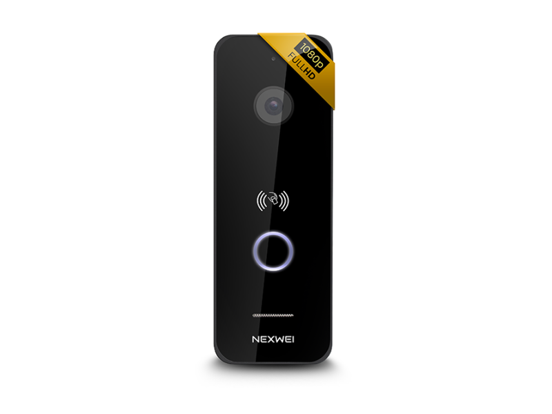 Wideodomofon Zestaw NEXWEI VI9S-B/VO2HR-B nagrywanie RFID